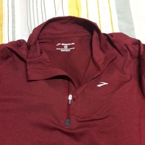 Brooks 1/4 zip shirt